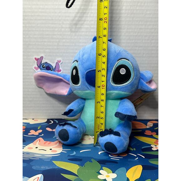 Disney Lilo & Stitch Blue Alien Plush Stuffed Animal Toy w/ Suction Cup - Picture 2 of 13